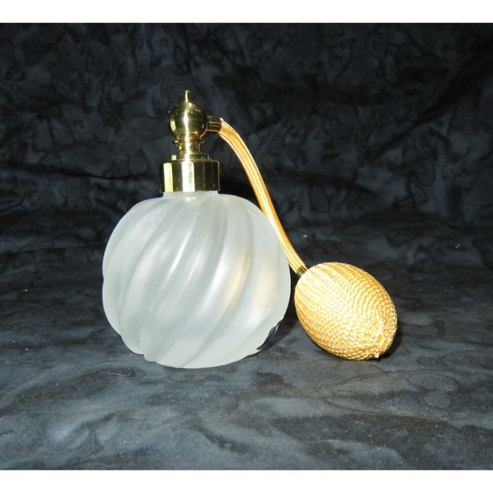 Roberto Capucci Made in France Frosted Crystal Glass Atomizer Spray Bottle